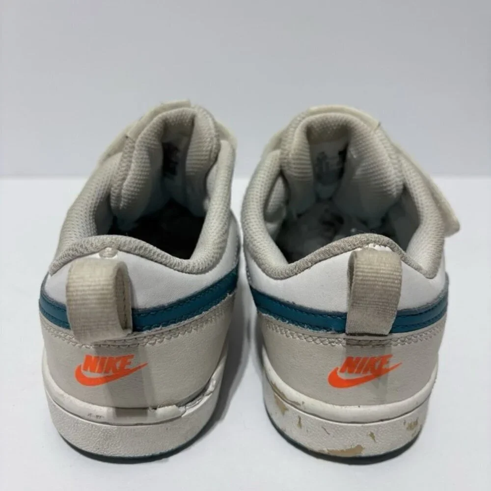 Nike Kids’ Court Borough 2 Low Sneakers, Size 2.5Y